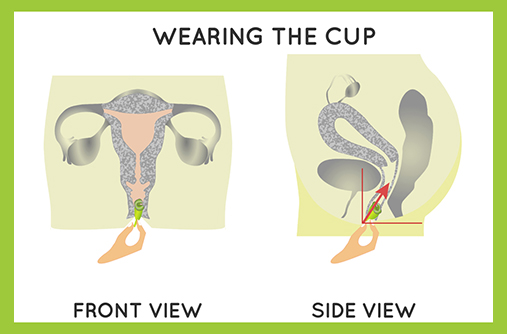 insert menstrual cup, how to use menstrual cup