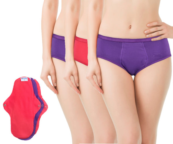 absorbent period panty, reusable period panty, period underwear, leak-proof period panty