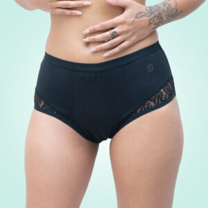 discharge undies by sochgreen is reusable and washable which can last upto 70 machine washes, more if washed by hand. Incontinence briefs can be used for mild urinary incontinence and urine leaks that occur while laughing, coughing or sneezing. Stain free period panty for women. Urine leak proof panty for women. Menstrual underwear for women which is reusable and washable.