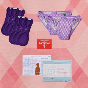 first period kit is specially designed to make them feel comfortable and ready to take care of their period needs.