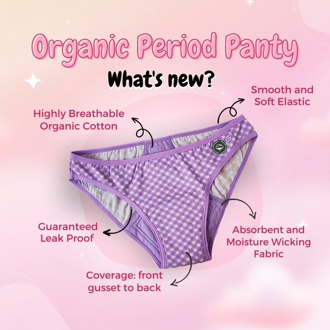 Reliable Leak-Proof Period Underwear For Girls- Wash & Reuse