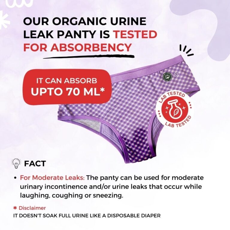 Feel Confident With Urine Absorbent Panties For Women