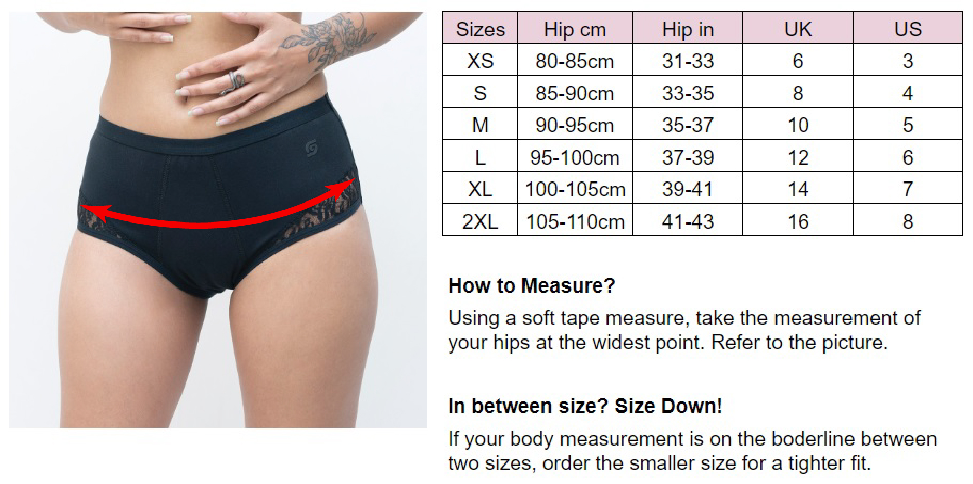 Reusable Organic White Discharge Panty; Stay Protected