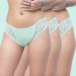 Natural organic cotton panty is made from 95% soft organic cotton blend with spandex provides perfect stretch.