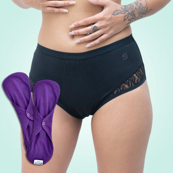 Best urine leakage panties are made of organic cotton. It can be used for mild urinary incontinence and urine leaks that occur while laughing, coughing or sneezing.