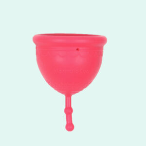 low cervix menstrual cup is smooth and flexible, made of high quality medical grade silicone that pops open easily. It’s medium firmness makes it ideal for beginners and experienced users alike. Once inserted, you will not feel it.